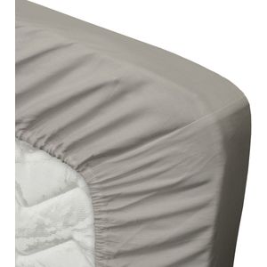 Ten Cate - Hoeslaken - Grijs - Katoensatijn - Geschikt voor Topper Matras