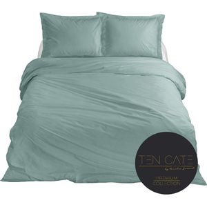 Ten Cate Premium Dekbedovertrek - Dekbedovertrek 240 x 220 katoen - Dekbedovertrekken - Dekbedovertrek 240 x 220 - Satijn - Mineral Mint