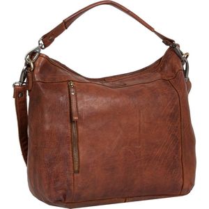 Mustang ® Palermo - Handtas - Crossbodytas - Shoulderbag - Leer - Cognac