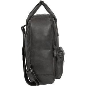 Mustang® Catania - Backpack - Rugtas - Oily Leather - 14L - Leer - Zwart