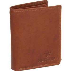 Mustang® Udine leren portemonnee cognac 9,5x3x12cm