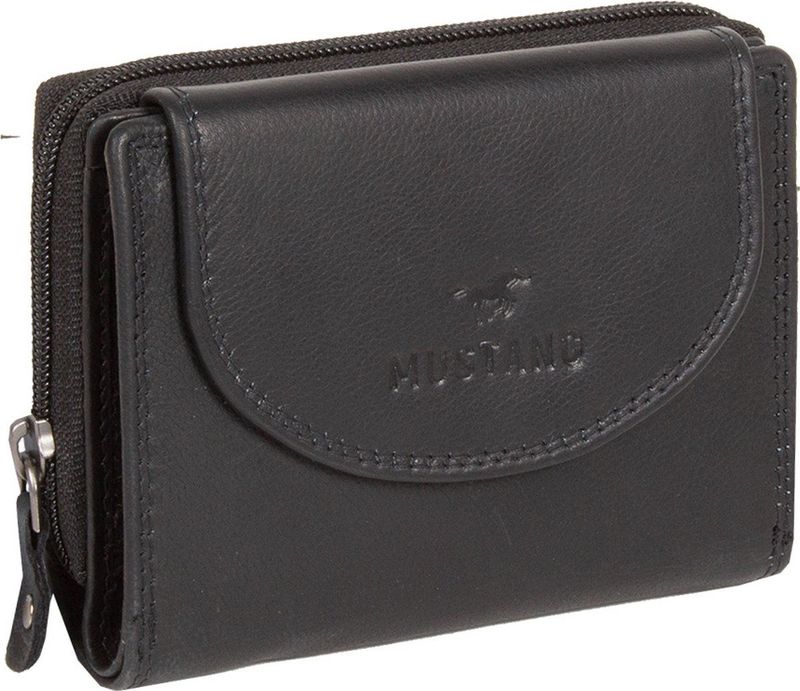 MUSTANG Geldbörse "Udine leather wallet top opening", im praktischen Format