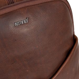 Justified® Nynke - City Backpack - Casual - Rugtas - Modern - Bruin
