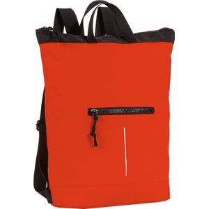 New Rebels ® Mart - Top Zip - Waterafstotend - Rugtas - Laptoptas 13,3 Inch. - Shopper - Rood