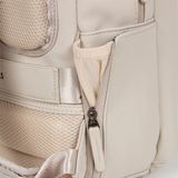 New Rebels Unisex Harper Miami Rugzak - 9L waterdichte rugzak 13 inch laptopvak - Waterafstotende ritssluiting - ideaal voor werk & school - Beige