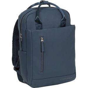 New Rebels Unisex Harper Miami Rugzak 9L - Waterdicht - 13 Inch Laptopvak - Navy Blauw