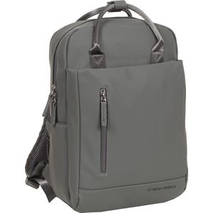 New Rebels Harper Miami Antraciet Grijs 10L Rugzak Waterafstotend Laptop 13