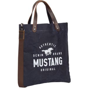Mustang Houston Shopper Tas DonkerBlauw
