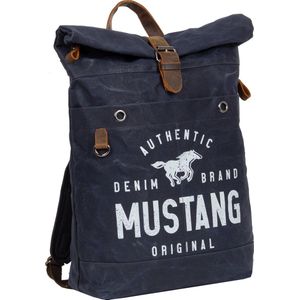 Mustang Houston Backpack roll-top Rugzak Blauw