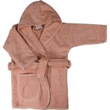 MamaLoes - Badstof Badjas - Lichtroze - 100% Katoen