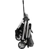 Ding Vivo Wandelwagen - Grijs/Zilver - Inklapbare Buggy - Inclusief Boodschappenmandje en Zonnekap