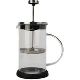 Orange85 Melkopschuimer - Cafetière - French Press - 600 ml - Zwart - 10x10x18 cm - Glas