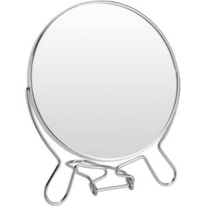 MARBEAUX Make up Spiegel - Rond - Met Vergroting - Kantelbaar - Compact - 9 cm - Scheerspiegel - Staand