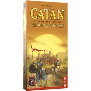 999 Games - De Kolonisten van Catan - Steden en Ridders Uitbreiding voor 5-6 Spelers