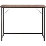 Bureau laptoptafel - 100 cm breed - vintage bruin