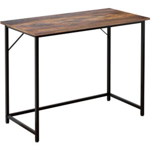 Bureau laptoptafel - 100 cm breed - vintage bruin