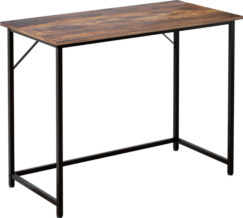 Bureau laptoptafel - 100 cm breed - vintage bruin