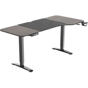 Thomas - Game Bureau - Elektrisch Verstelbaar - Zwart - 160 x 75 cm