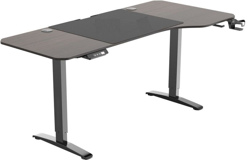 Thomas - Game Bureau - Elektrisch Verstelbaar - Zwart - 160 x 75 cm