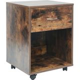 Bureau kastje met wieltjes - ladeblok - ladekastje