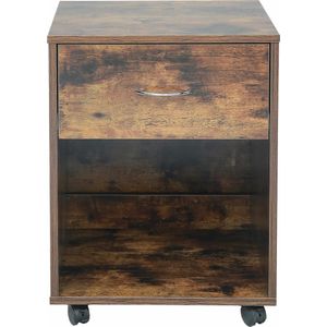 Bamboe badkamer trolley met lades Bamboe badkamer trolley met lades
