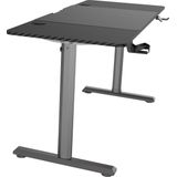 Game bureau elektrisch in hoogte verstelbaar - zit sta bureau - gaming bureau - computertafel 140 x 60 cm
