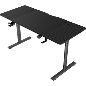Game bureau elektrisch in hoogte verstelbaar - zit sta bureau - gaming bureau - computertafel 140 x 60 cm