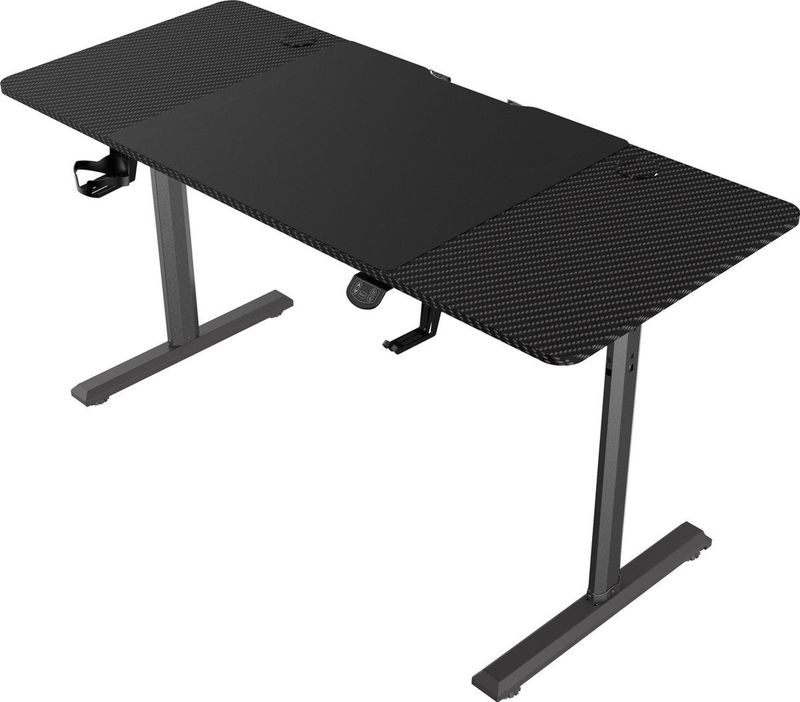 Game bureau elektrisch in hoogte verstelbaar - zit sta bureau - gaming bureau - computertafel 140 x 60 cm