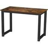 VDD - Bureau - Zwart - 120 cm x 60 cm - Metaal Hout