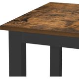 VDD - Bureau - Zwart - 120 cm x 60 cm - Metaal Hout