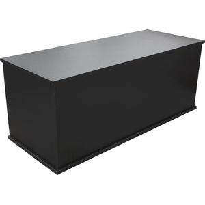 VDD - Opbergkist - Zwart - Hout - 40 x 100 x 40 cm