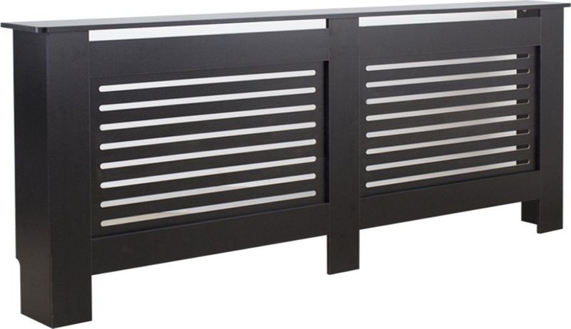 VDD Radiatorombouw - Verwarmingsombouw - Radiatoromkasting - 172 cm x 82 cm - Modern Design - Wit