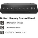 Bureau - Elektrisch Verstelbaar - Zwart - 118 x 58 cm