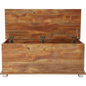 Vintage - Opbergkist - Bruin - Hout - 100 cm Breed
