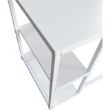 Bureau - Wit - Hout/Metaal - 120x60 cm