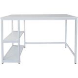 Bureau - Wit - Hout/Metaal - 120x60 cm
