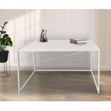 Bureau - Wit - Hout/Metaal - 100 cm x 45 cm x 75 cm