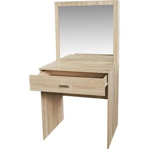 VDD - Kaptafel - Lichtbruin - Hout - Met Spiegel