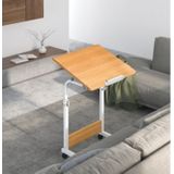 Laptoptafel - Verrijdbaar Bureau - Hoogte Verstelbaar - 68 - 96 cm - Kantelbaar Bureaublad