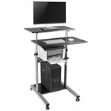 Bureau zit sta laptop tafel werkstation -  lessenaar lectern - mobiel verrijdbaar