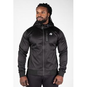 Glendale - Softshell Jas - Zwart - Winddicht - Trekkoord - Ritszakken