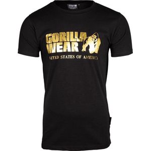 Gorilla Wear Classic T-shirt - Zwart Goud