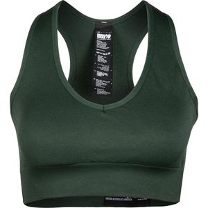 Gorilla Wear - Neiro Seamless Sport Beha - Legergroen - Nylon/Spandex