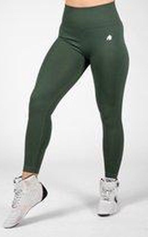 Gorilla Wear - Neiro Seamless Legging - Legergroen - High Waisted
