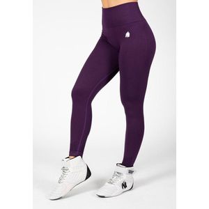 Gorilla Wear - Neiro Seamless - Legging - Paars - 90% Nylon, 10% Spandex