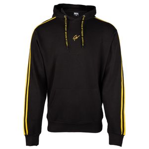 Banks - Oversized Hoodie - Bordeauxrood/Zwart - Katoen - GW Signature Logo