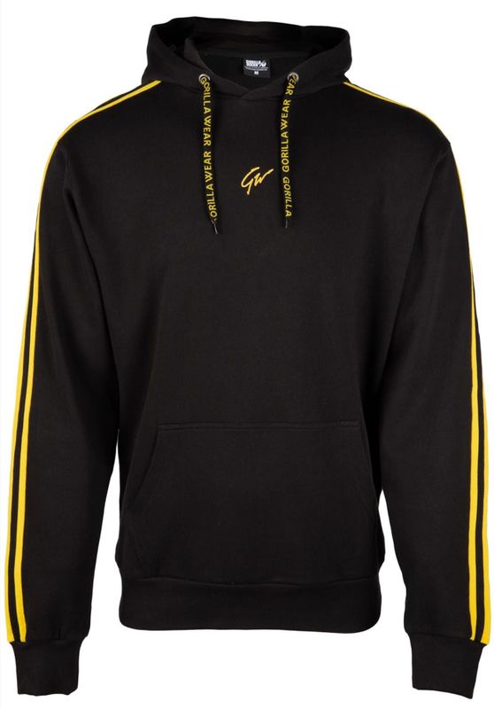 Banks - Oversized Hoodie - Bordeauxrood/Zwart - Katoen - GW Signature Logo