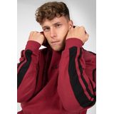 Gorilla Wear Banks Oversized Hoodie - Bordeauxrood/Zwart