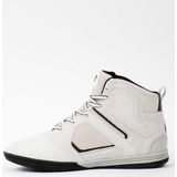 Gorilla Wear Troy High Tops Bodybuilding schoenen, zwart/rood, sport, vrije tijd, dagelijks gebruik, training, workout, veters met logo, comfortabel, extra sterke grip voor heren, wit, 38 EU