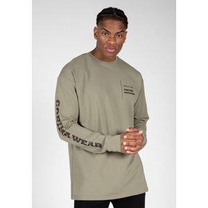 Boise Oversized Long Sleeve - Dark Green - L